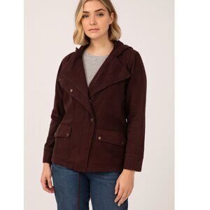 NWT Kyla Seo Linen Crochet Moto Jacket Size Small